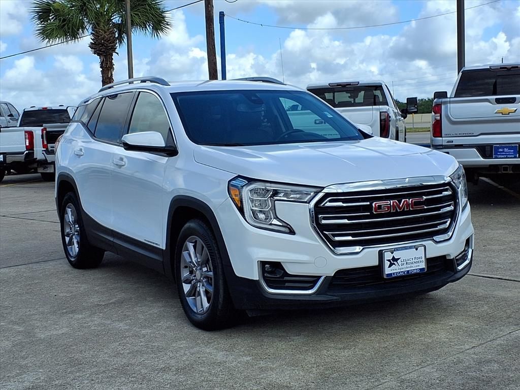 2024 GMC Terrain SLT White at Texan Dodge Chrysler Jeep Ram