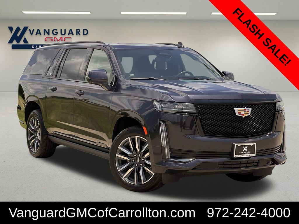 Galactic Gray Metallic 2023 Cadillac Escalade ESV SUV / Crossover Four-Wheel Drive Automatic