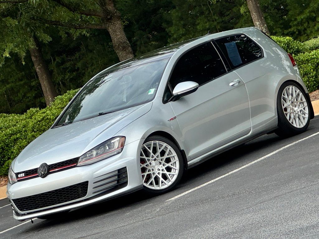 Reflex Silver Metallic 2015 Volkswagen Golf GTI Hatchback Front-Wheel Drive 6-Speed Manual
