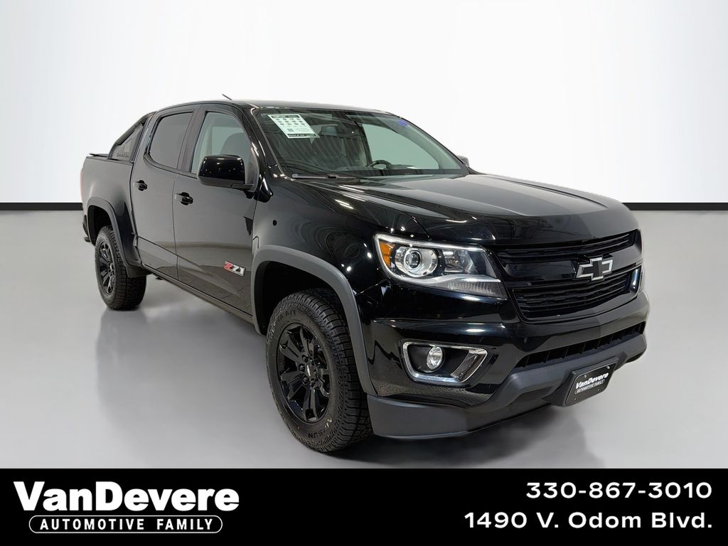 Black 2018 Chevrolet Colorado Pickup Truck Four-Wheel Drive 8-Speed Automatic