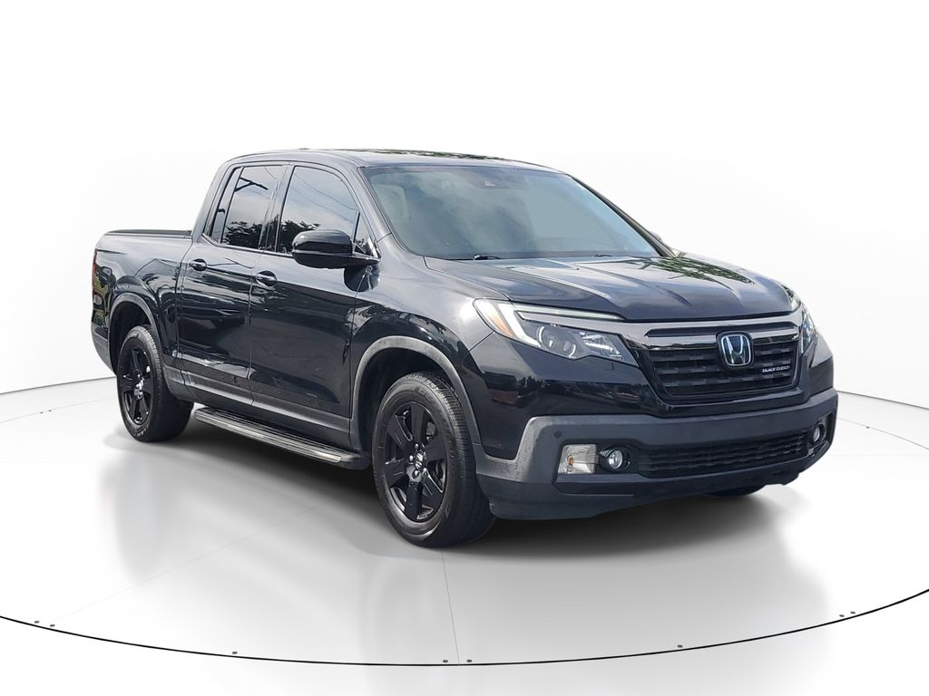 Crystal Black Pearl 2019 Honda Ridgeline Pickup Truck All-Wheel Drive 6-Speed Automatic