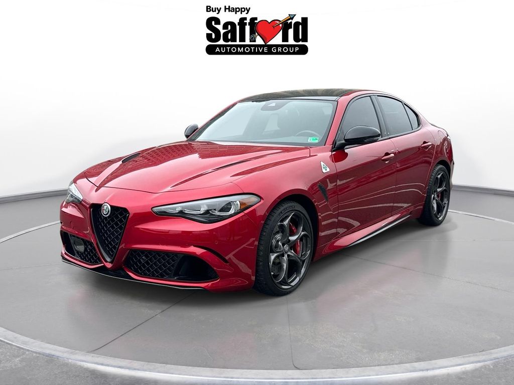 Rosso Etna 2024 Alfa Romeo Giulia Quadrifoglio RWD Sedan Rear-Wheel Drive 8-Speed Automatic
