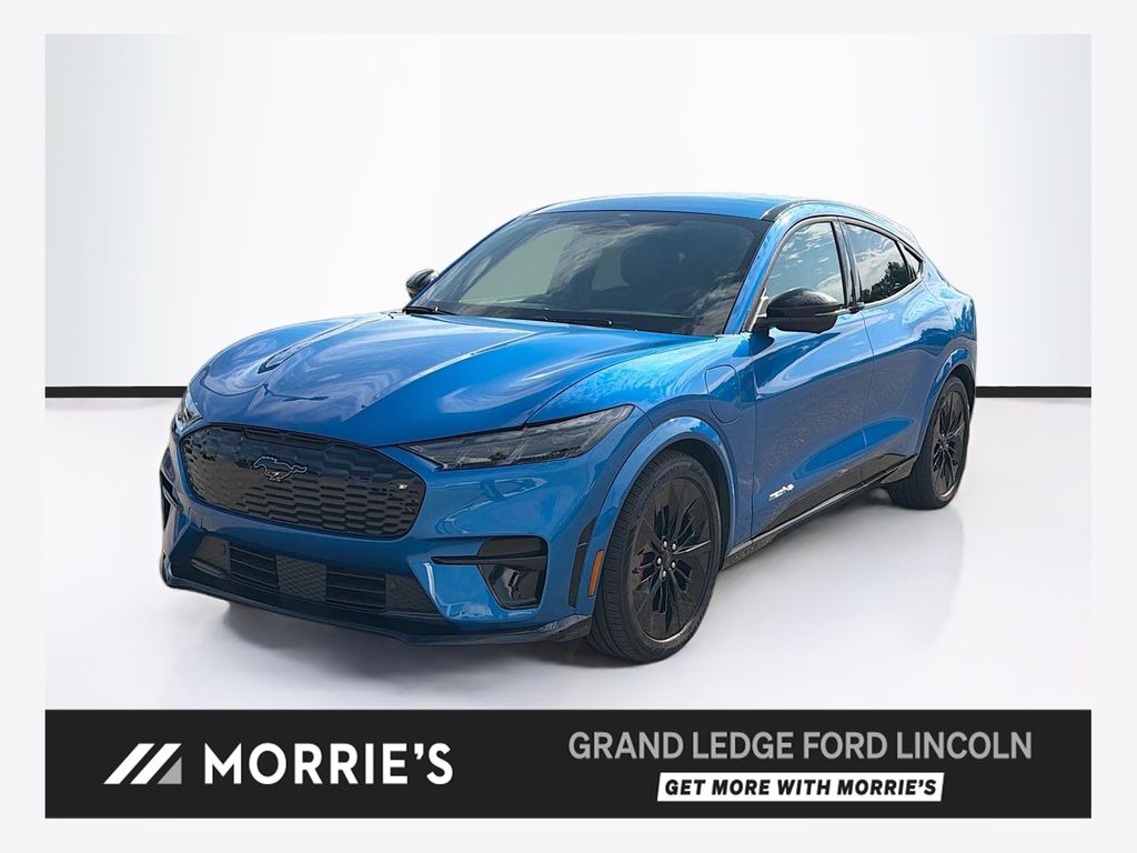 Blue Metallic 2025 Ford Mustang Mach-E SUV / Crossover All-Wheel Drive Automatic