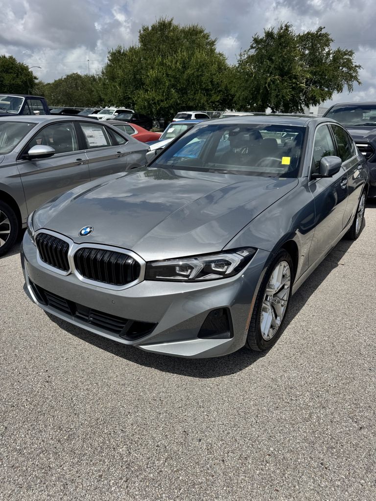 Gray Metallic 2025 BMW 3 Series Sedan Rear-Wheel Drive 8-Speed Automatic