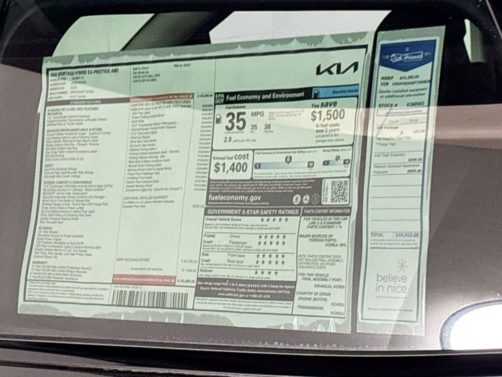 2026 Kia Sportage Hybrid SX-Prestige