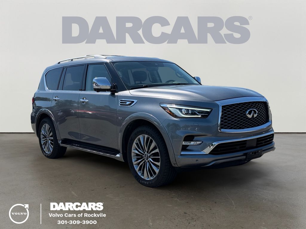 Gray (Graphite Shadow) 2018 INFINITI QX80 4WD SUV / Crossover All-Wheel Drive 7-Speed Automatic