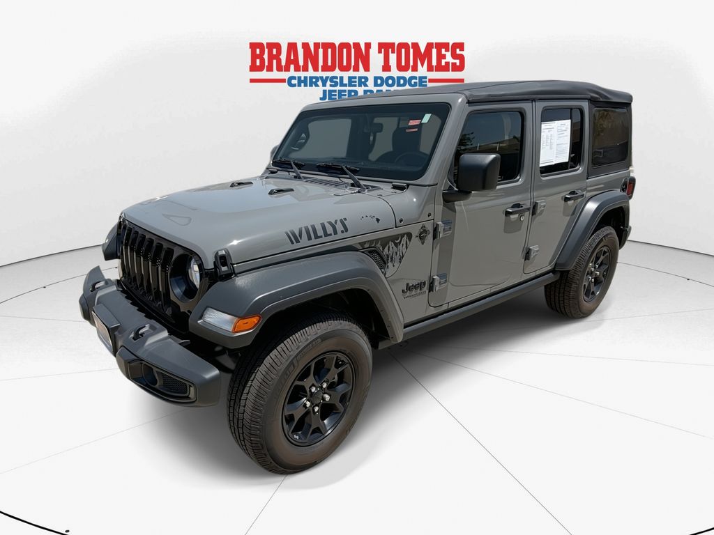 Gray Clearcoat 2021 Jeep Wrangler SUV / Crossover Four-Wheel Drive 6-Speed Manual