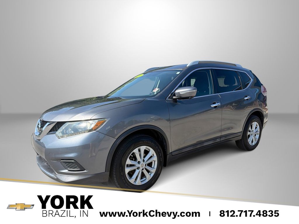 Gray (Gun Metallic) 2014 Nissan Rogue SUV / Crossover Front-Wheel Drive Continuously Variable Transmission