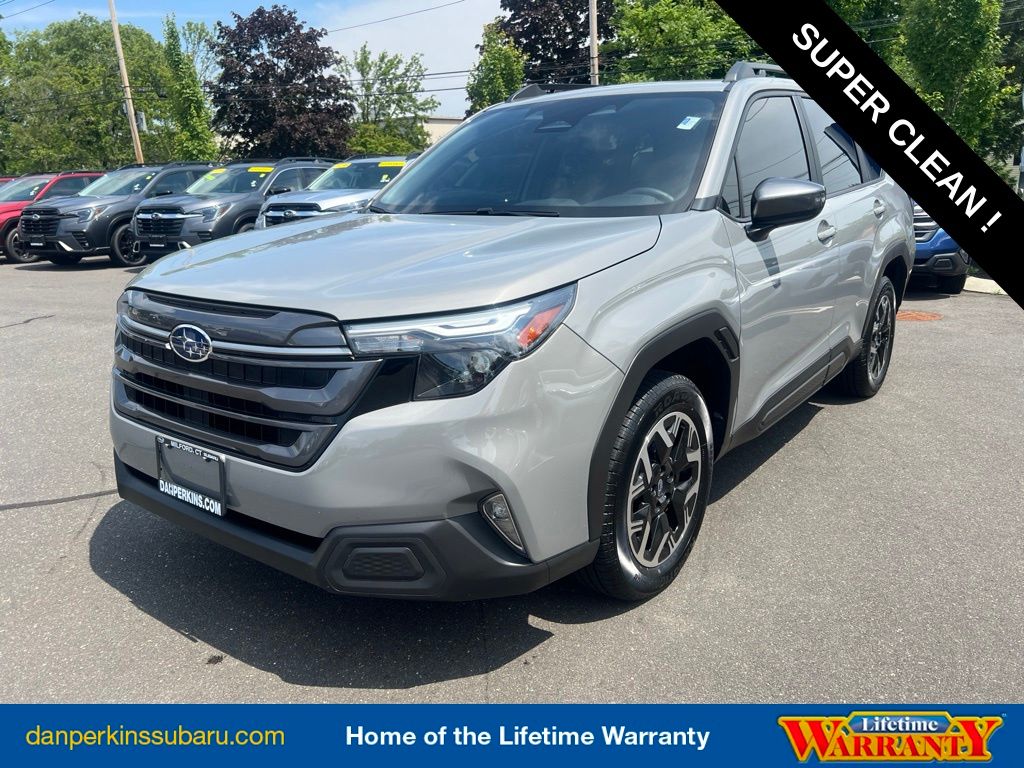 River Rock Pearl 2025 Subaru Forester SUV / Crossover All-Wheel Drive Continuously Variable Transmission