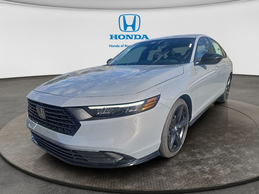Urban Gray Pearl 2026 Honda Accord Hybrid Sport-L FWD Sedan Front-Wheel Drive Continuously Variable Transmission