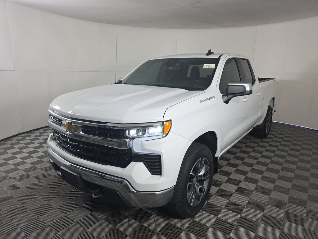 Summit White 2023 Chevrolet Silverado 1500 Pickup Truck Four-Wheel Drive 8-Speed Automatic