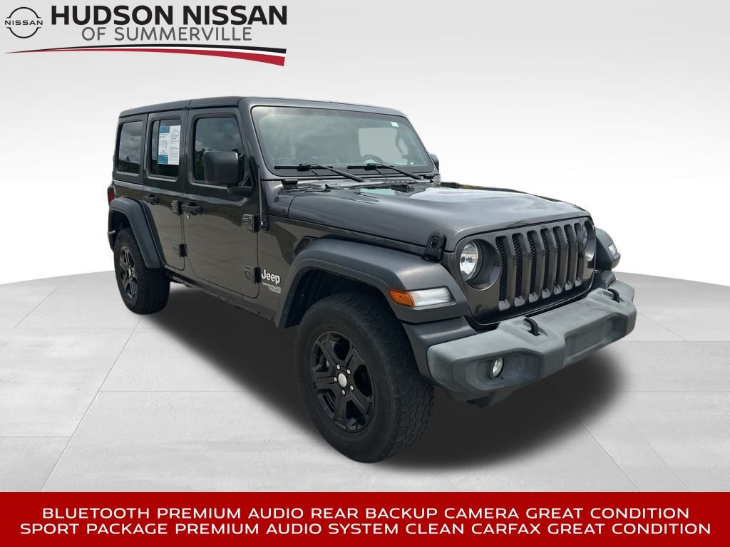 2019 Granite Crystal Metallic Clearcoat Jeep Wrangler Unlimited Unlimited Sport SUV