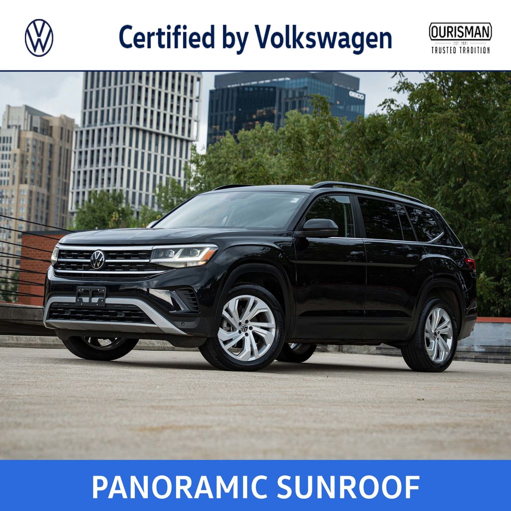 Black 2023 Volkswagen Atlas SUV / Crossover All-Wheel Drive 8-Speed Automatic