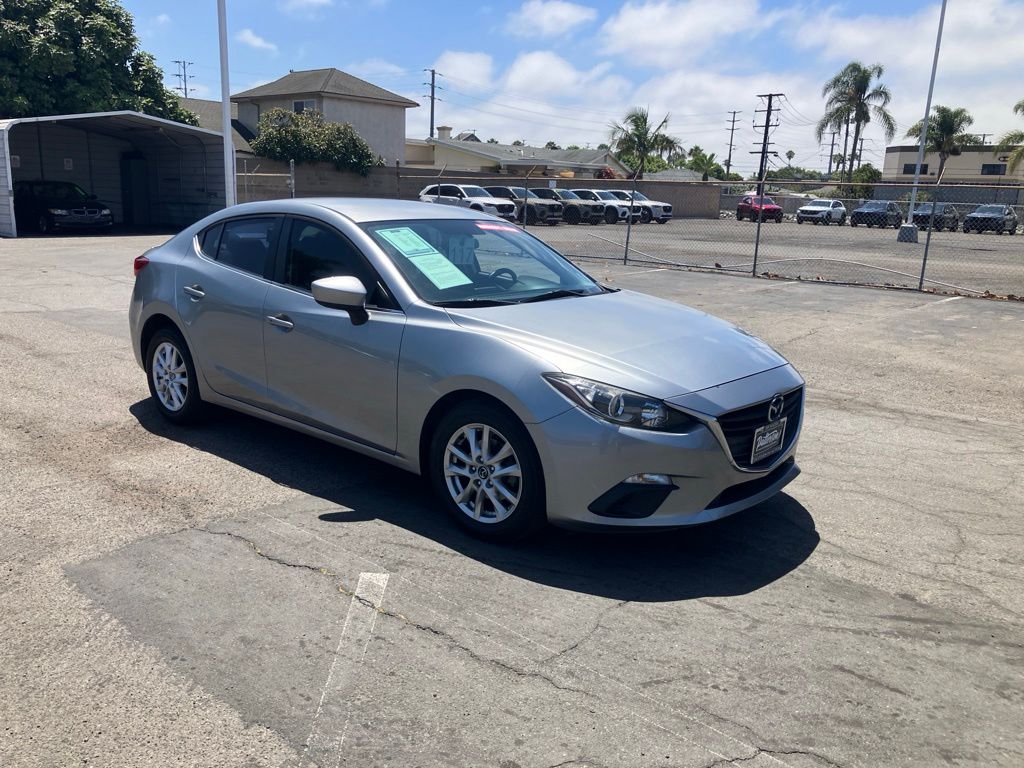 Silver 2014 Mazda MAZDA3 Sedan Front-Wheel Drive 6-Speed Manual