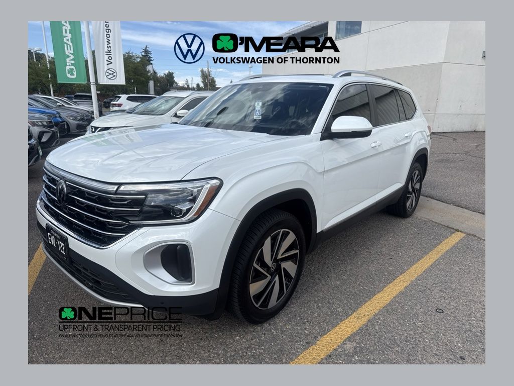 Opal White Pearl 2024 Volkswagen Atlas SUV / Crossover All-Wheel Drive 8-Speed Automatic