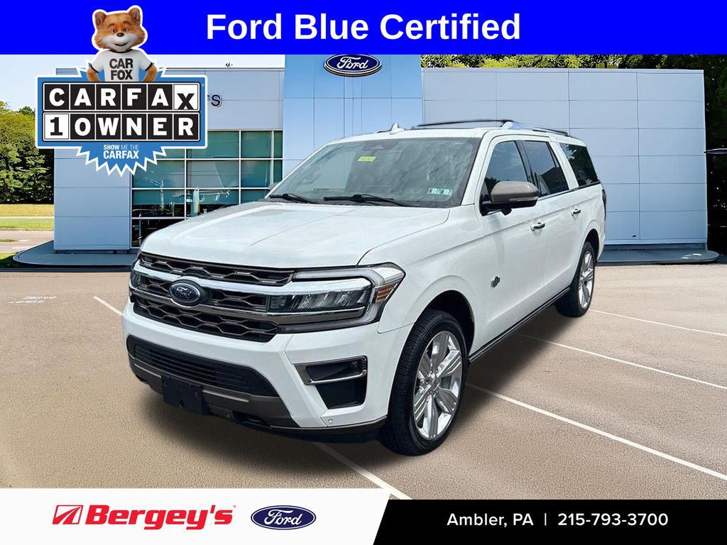 White Metallic 2022 Ford Expedition SUV / Crossover Four-Wheel Drive 10-Speed Automatic
