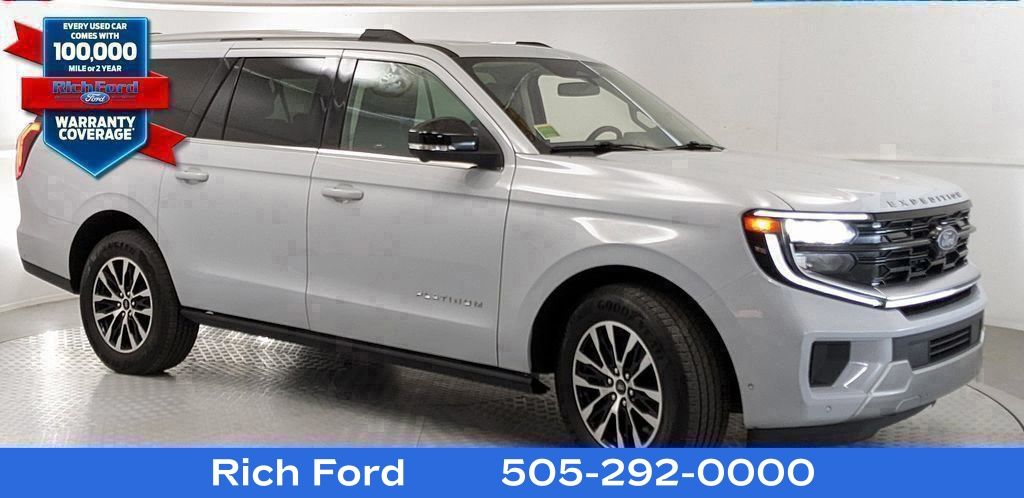 Space Silver Metallic 2025 Ford Expedition MAX Platinum 4WD SUV / Crossover Four-Wheel Drive Automatic