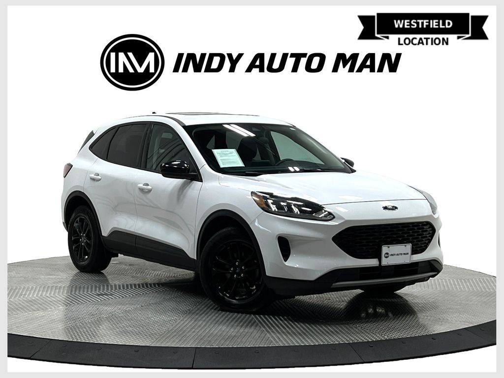 Oxford White 2020 Ford Escape Hybrid SUV / Crossover All-Wheel Drive Continuously Variable Transmission