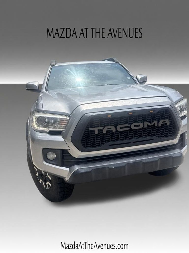 Silver 2017 Toyota Tacoma Pickup Truck Four-Wheel Drive 6-Speed Automatic