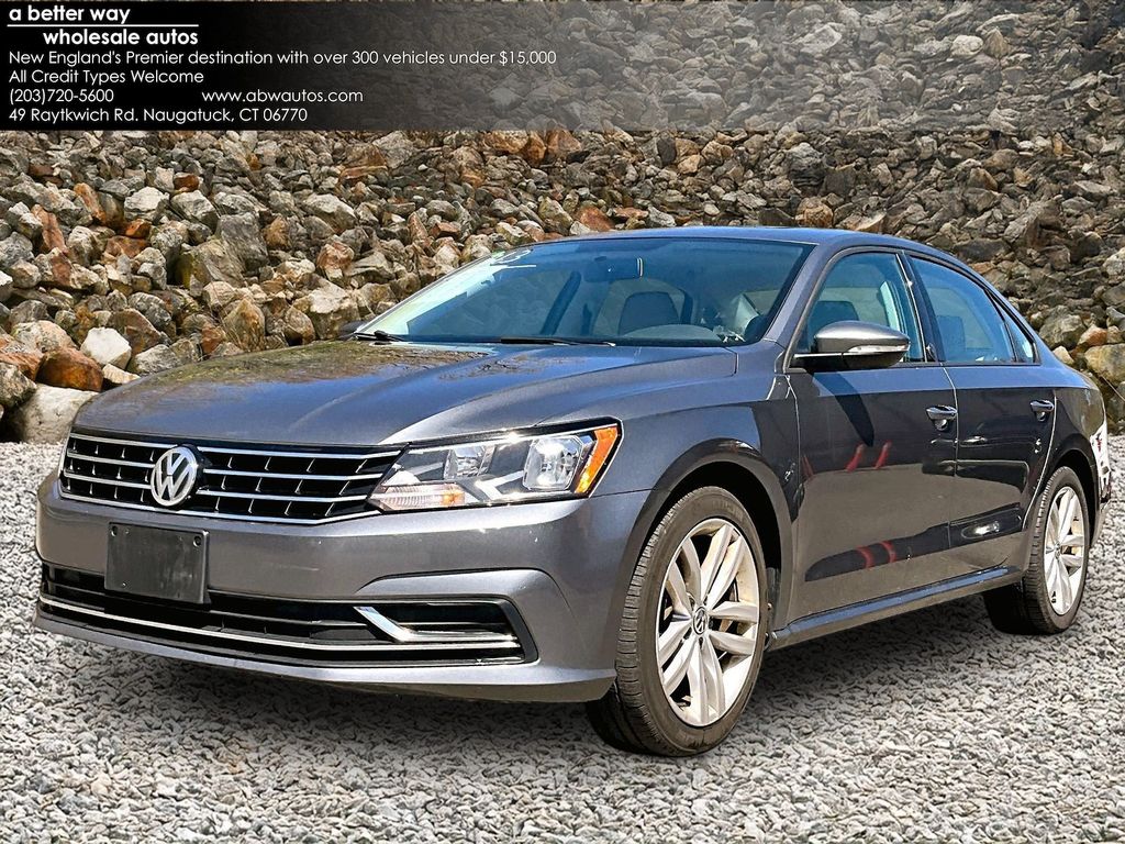 Gray 2019 Volkswagen Passat 2.0T Wolfsburg FWD Sedan Front-Wheel Drive 6-Speed Automatic