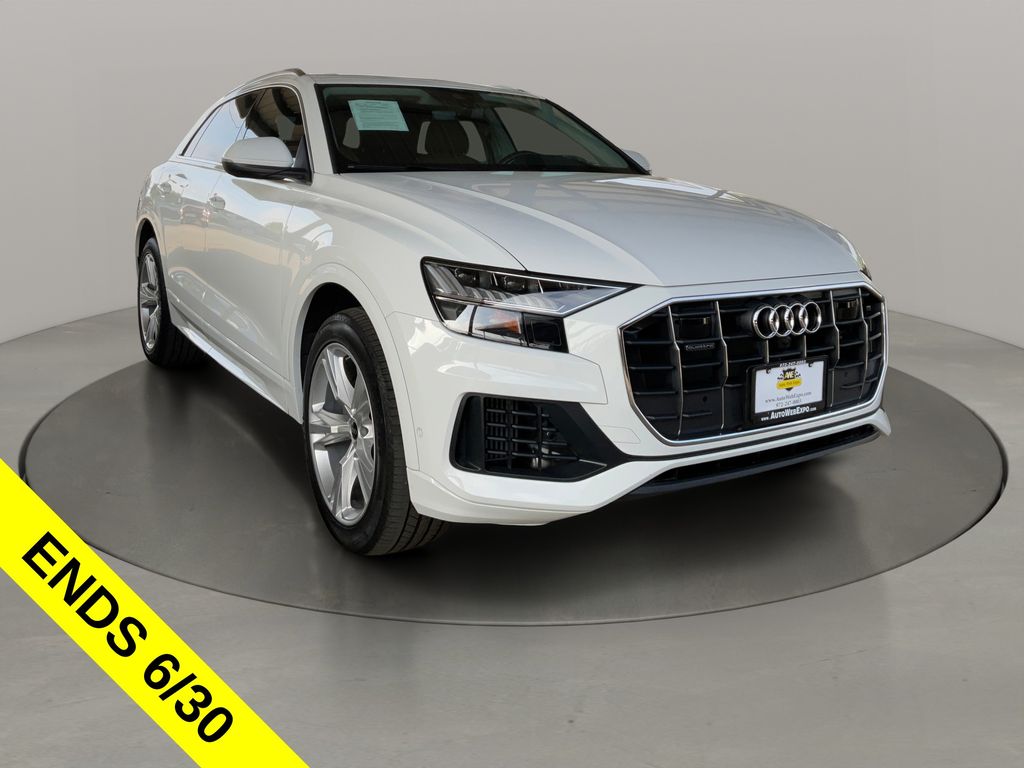Carrara White 2023 Audi Q8 SUV / Crossover All-Wheel Drive 8-Speed Automatic