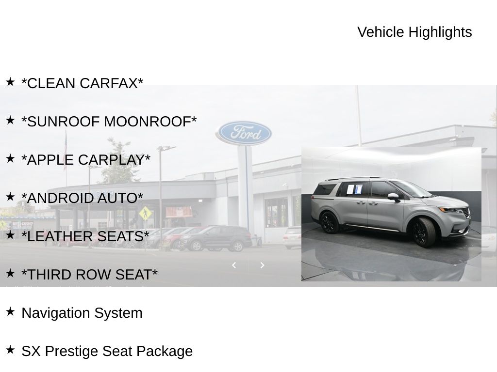 2024 Kia Carnival MPV SX Prestige