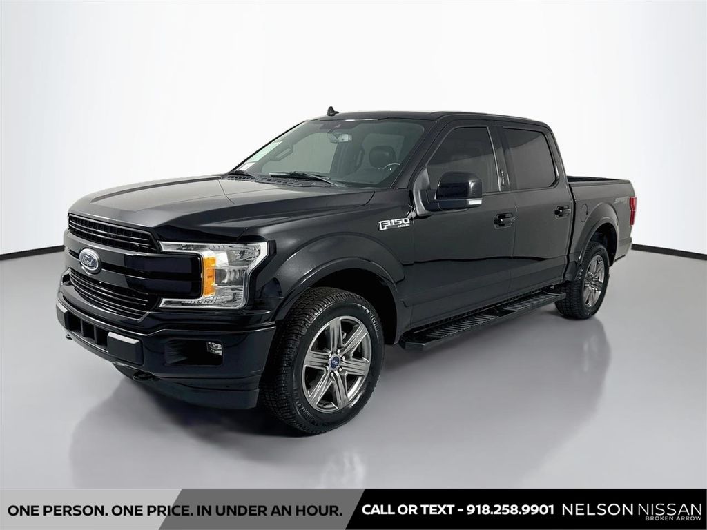 Black Metallic 2020 Ford F-150 Pickup Truck Four-Wheel Drive Automatic