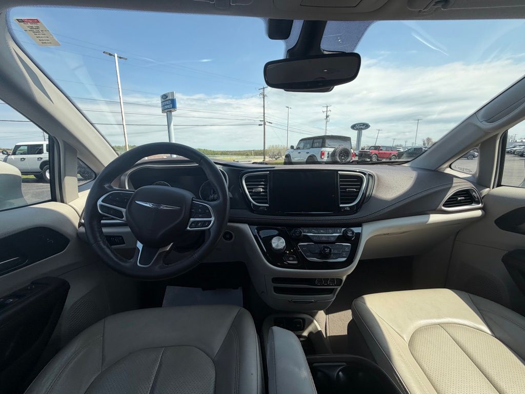 2021 Chrysler Pacifica Touring L White at Klick Lewis Buick Chevrolet