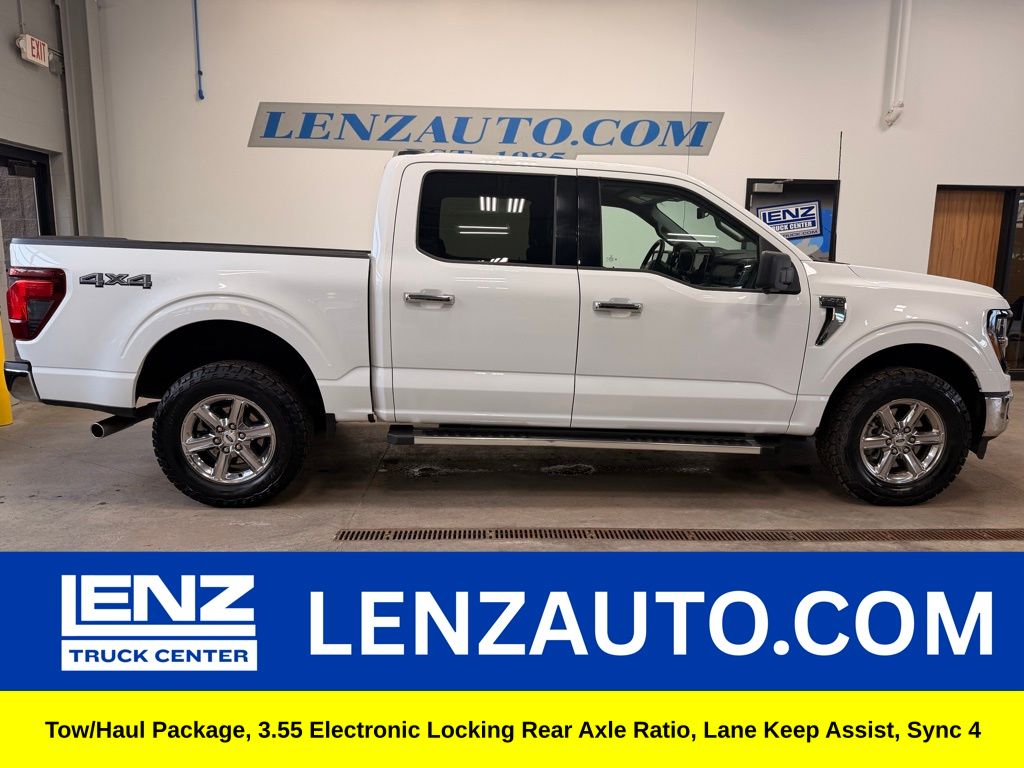 Oxford White 2024 Ford F-150 Pickup Truck Four-Wheel Drive Automatic
