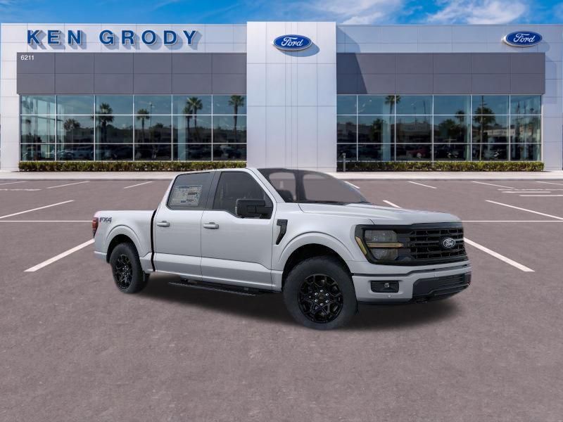 Silver Metallic 2026 Ford F-150 XLT SuperCrew 4WD Pickup Truck Four-Wheel Drive Automatic