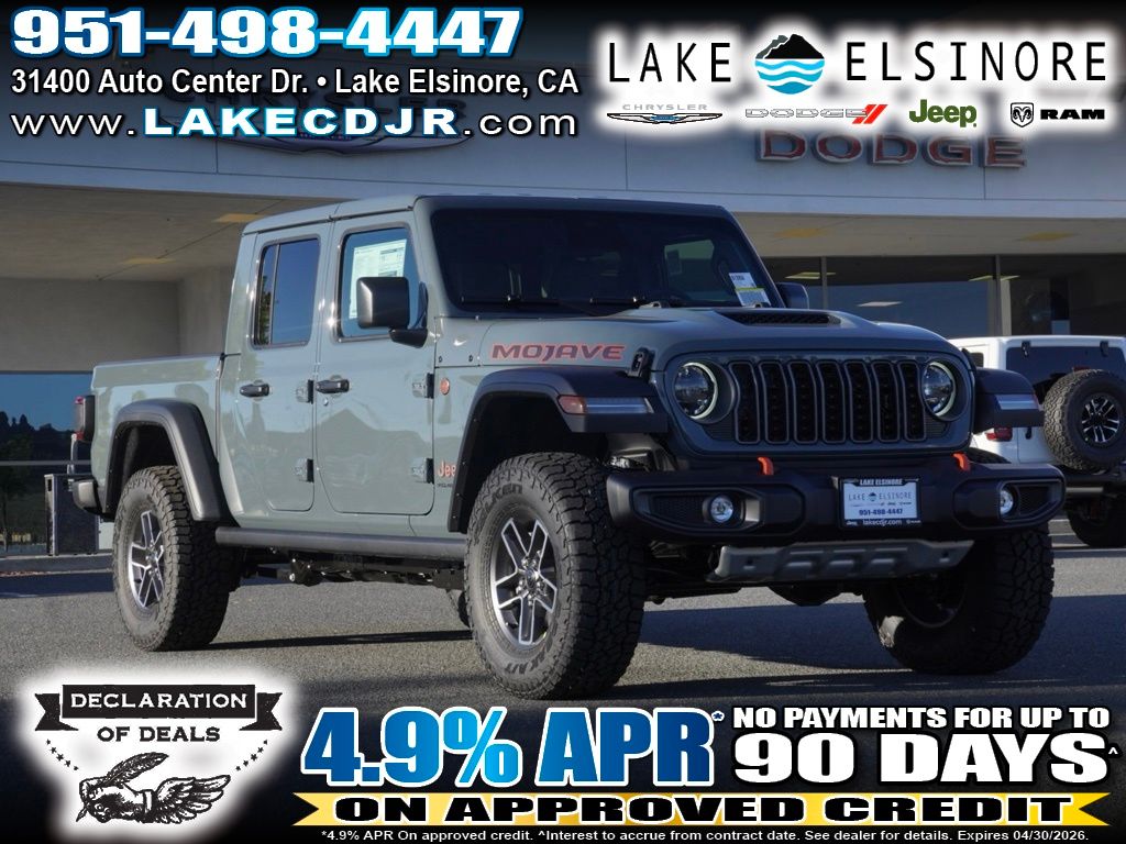 anvil clearcoat 2026 Jeep Gladiator Mojave Crew Cab 4WD Pickup Truck Four-Wheel Drive 8-Speed Automatic