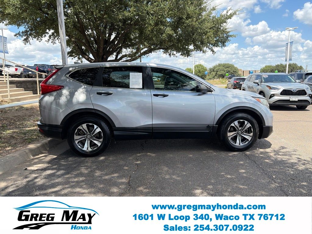 2019 Honda CR-V LX Silver at Greg May Honda