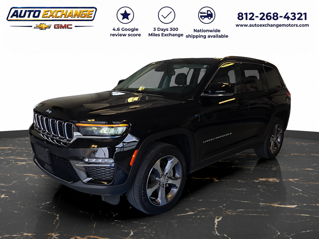 Diamond Black Crystal Pearlcoat 2022 Jeep Grand Cherokee 4xe SUV / Crossover Four-Wheel Drive 8-Speed Automatic