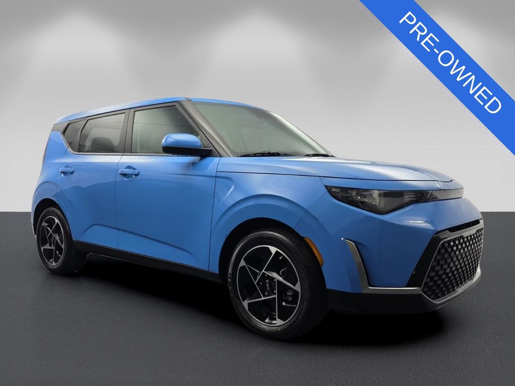 Surf Blue w/Black Roof 2024 Kia Soul SUV / Crossover Front-Wheel Drive Continuously Variable Transmission