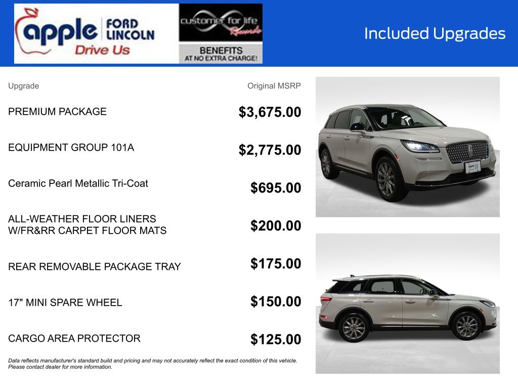 2022 Lincoln Corsair Standard