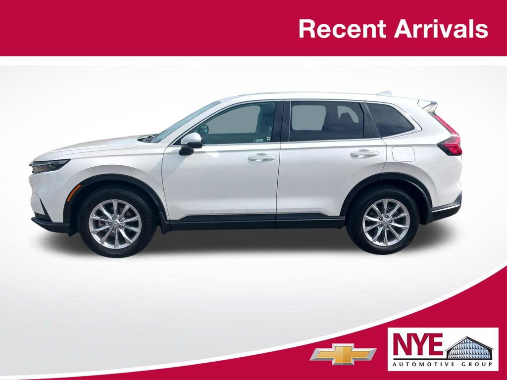 Platinum White 2024 Honda CR-V EX AWD SUV / Crossover All-Wheel Drive Continuously Variable Transmission