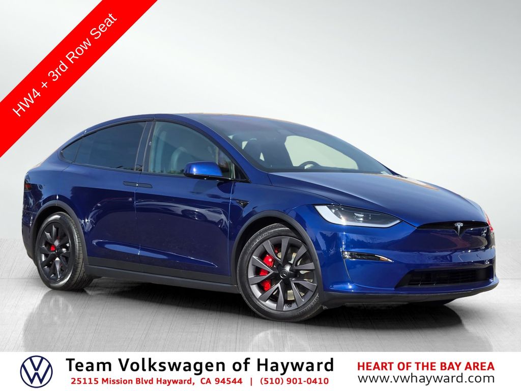 Deep Blue Metallic 2023 Tesla Model X Plaid AWD SUV / Crossover All-Wheel Drive 1-Speed Automatic