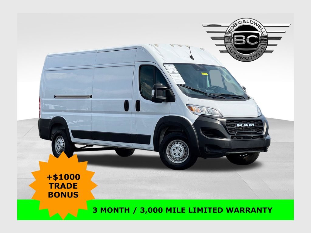 Bright White Clearcoat 2024 RAM ProMaster Van 9-Speed Automatic