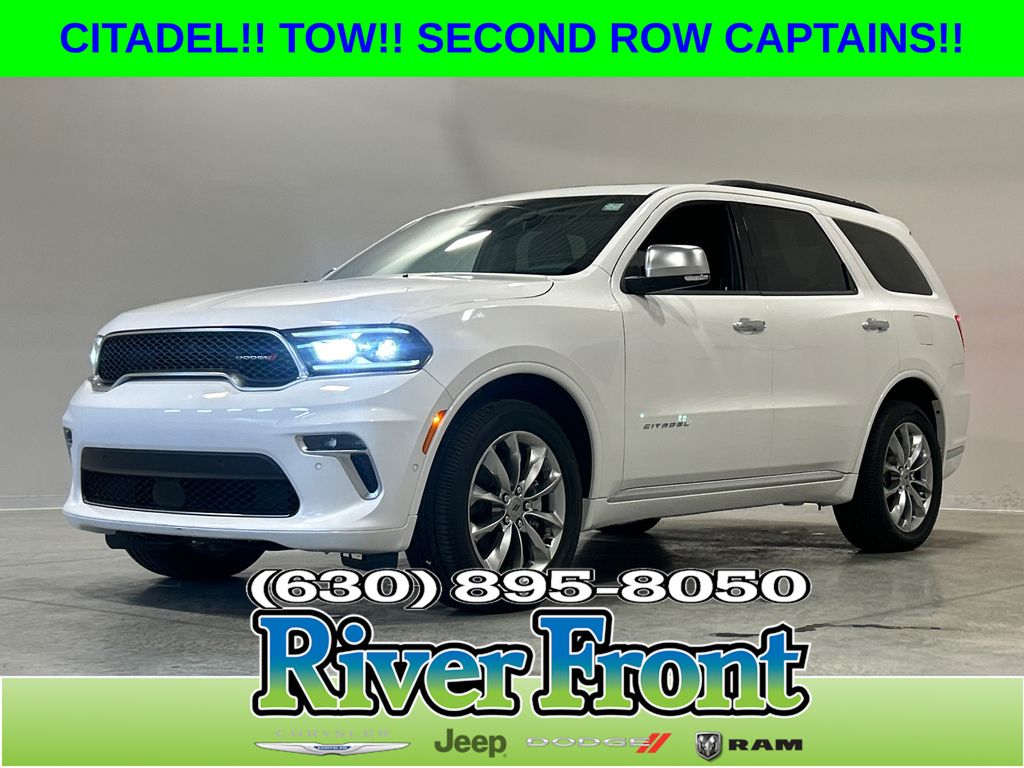 Vice White 2021 Dodge Durango SUV / Crossover All-Wheel Drive 8-Speed Automatic