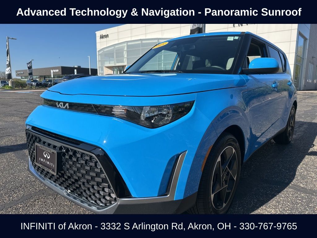 Surf Blue 2025 Kia Soul SUV / Crossover Front-Wheel Drive Continuously Variable Transmission