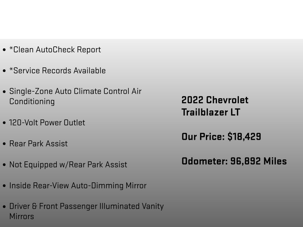 2022 Chevrolet TrailBlazer LT Blue at Auto Express Mitsubishi