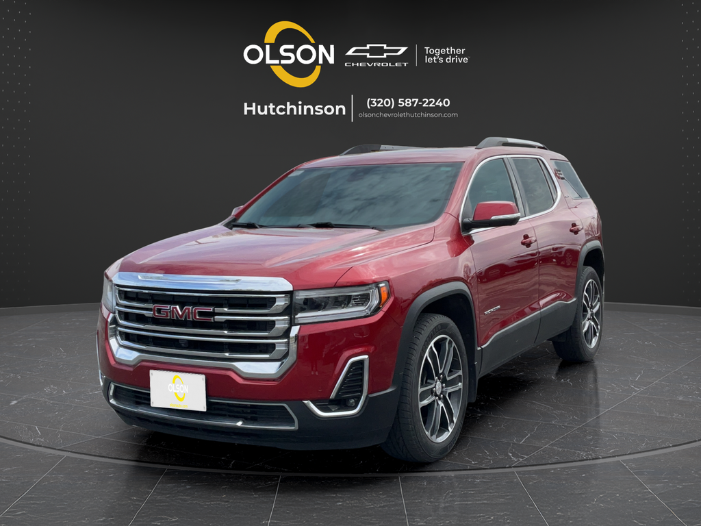 Cayenne Red Tintcoat 2021 GMC Acadia SLT AWD SUV / Crossover Four-Wheel Drive 9-Speed Automatic