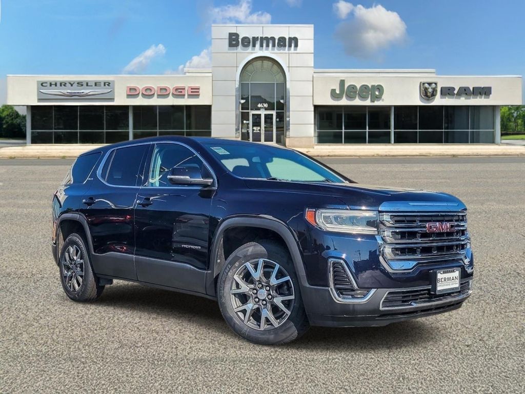 Midnight Blue Metallic 2021 GMC Acadia SUV / Crossover Front-Wheel Drive 9-Speed Automatic