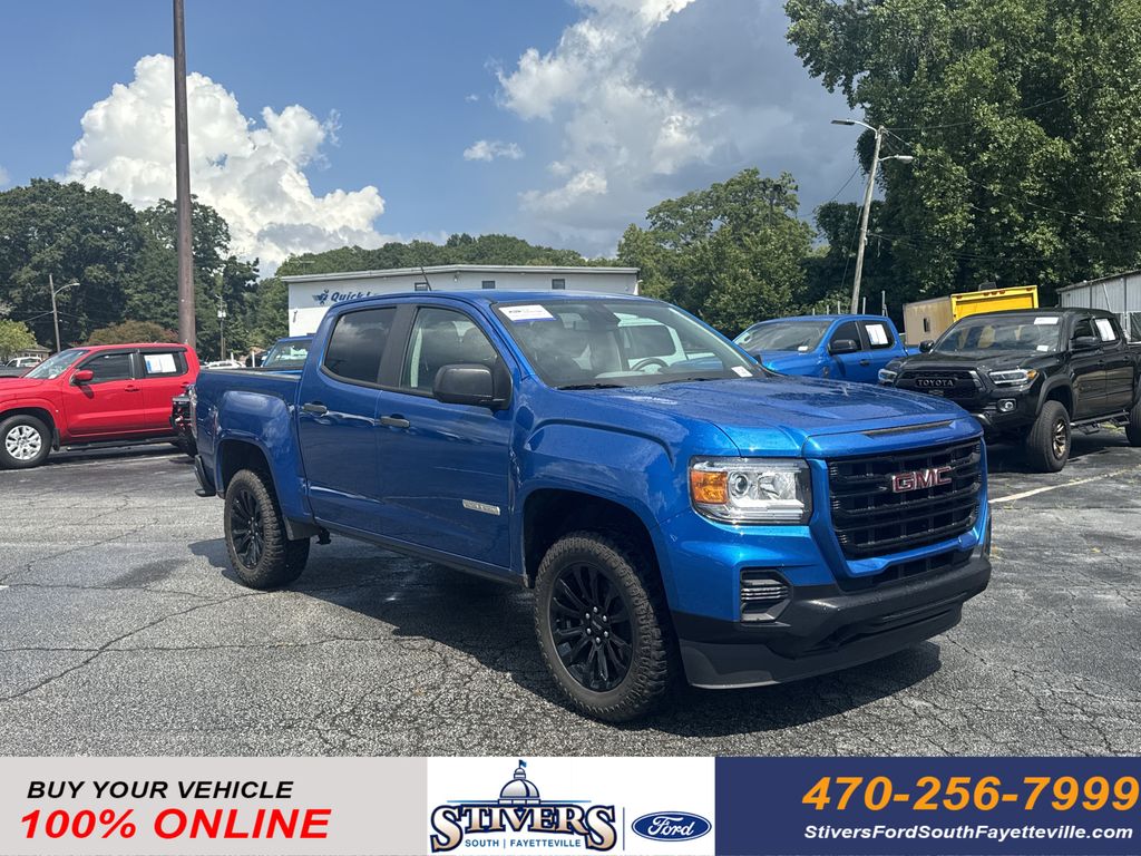 Dynamic Blue Metallic 2021 GMC Canyon Pickup Truck 4X2 8-Speed Automatic