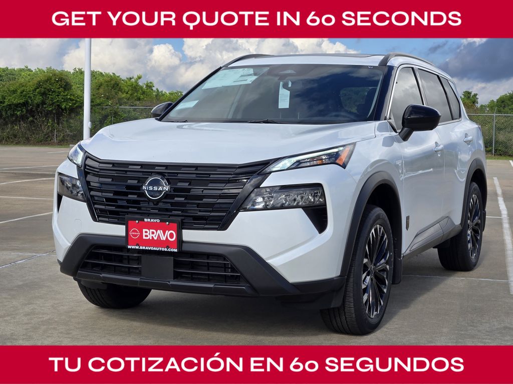 2026 Nissan Rogue Dark Armor White at Bravo Nissan