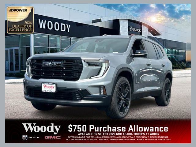 Sterling Metallic 2026 GMC Acadia SUV / Crossover Four-Wheel Drive 8-Speed Automatic