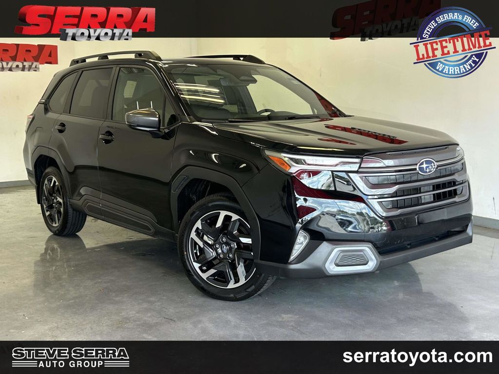 Crystal Black Silica 2025 Subaru Forester SUV / Crossover All-Wheel Drive Continuously Variable Transmission