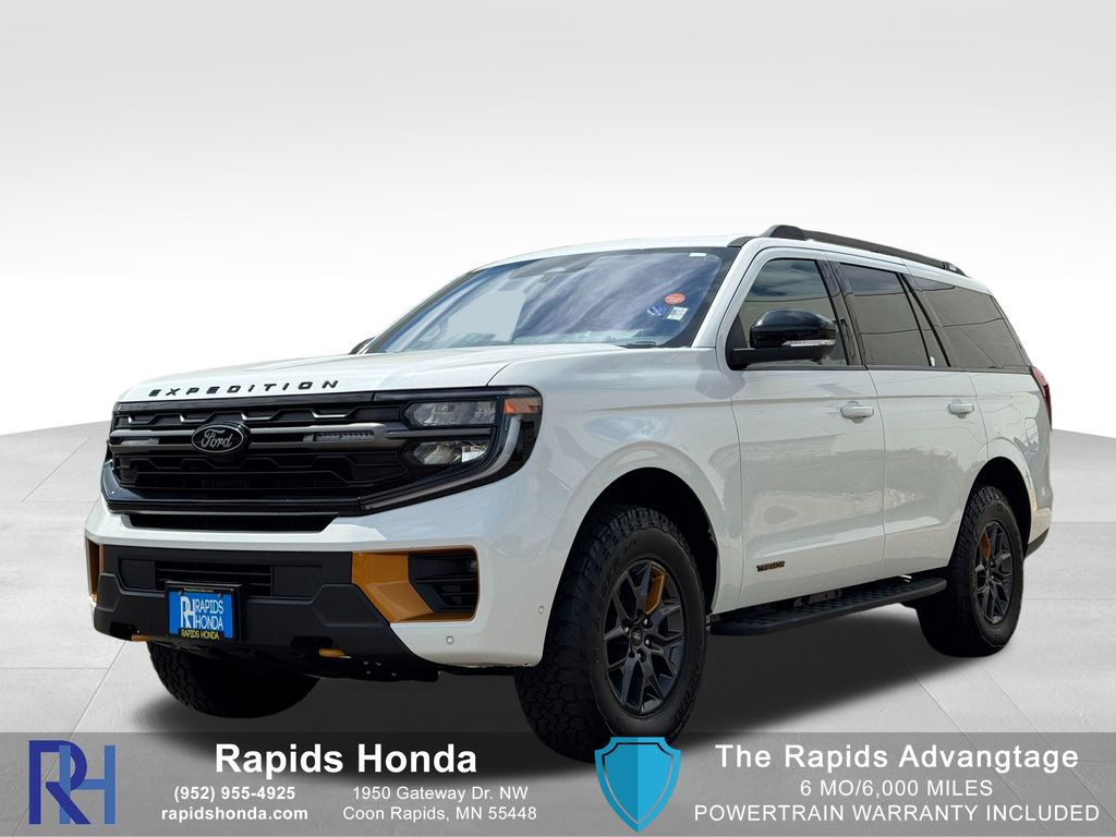 Star White Metallic Tri-Coat 2025 Ford Expedition SUV / Crossover Four-Wheel Drive Automatic