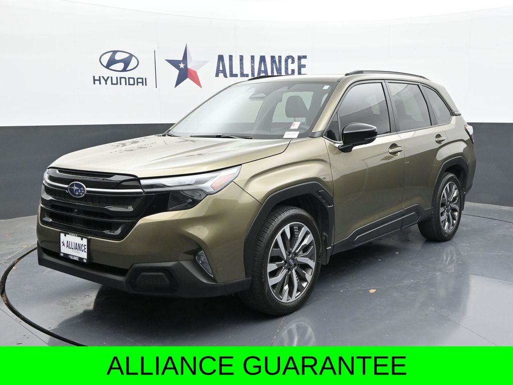 Green Metallic 2025 Subaru Forester Touring Crossover AWD SUV / Crossover All-Wheel Drive Continuously Variable Transmission