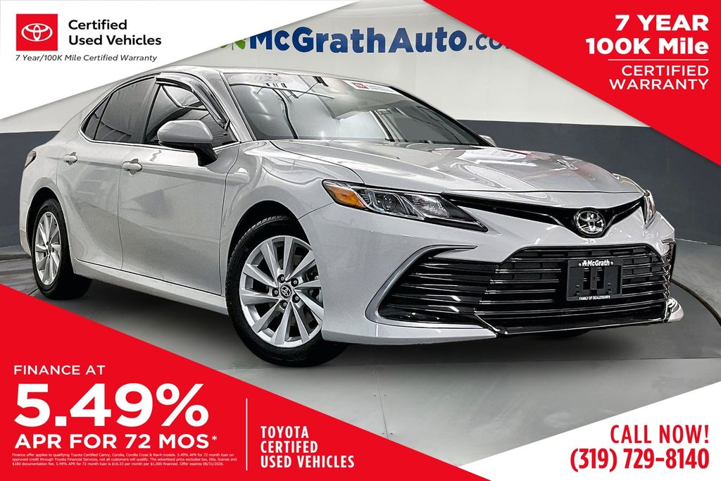 Ice 2022 Toyota Camry Sedan Front-Wheel Drive 8-Speed Automatic